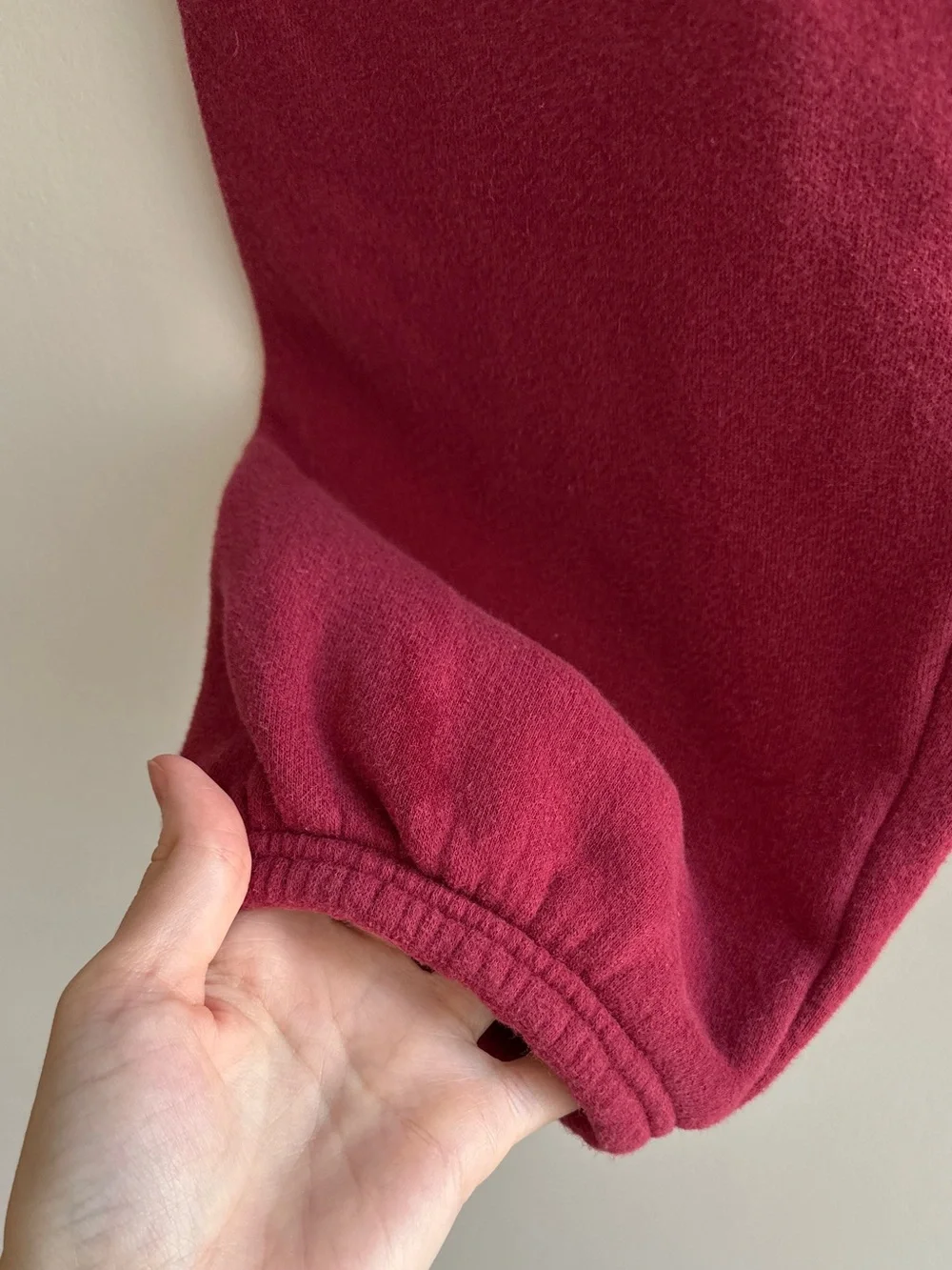Offline by aerie Joggers, Deep Ruby, Cozy Comfy Pants, Size Small - Picture 9 of 14